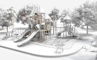 Designing playgrounds for childcare centers involves careful