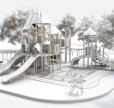 Designing playgrounds for childcare centers involves careful