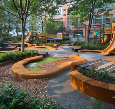 Healing Gardens: Playgrounds in Healthcare Settings