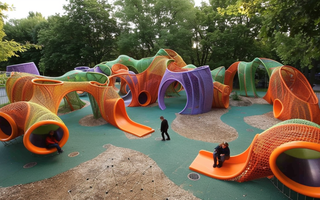 Playgrounds as Art Installations: Blending Aesthetics and Function