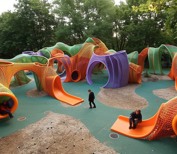 Playgrounds as Art Installations: Blending Aesthetics and Function