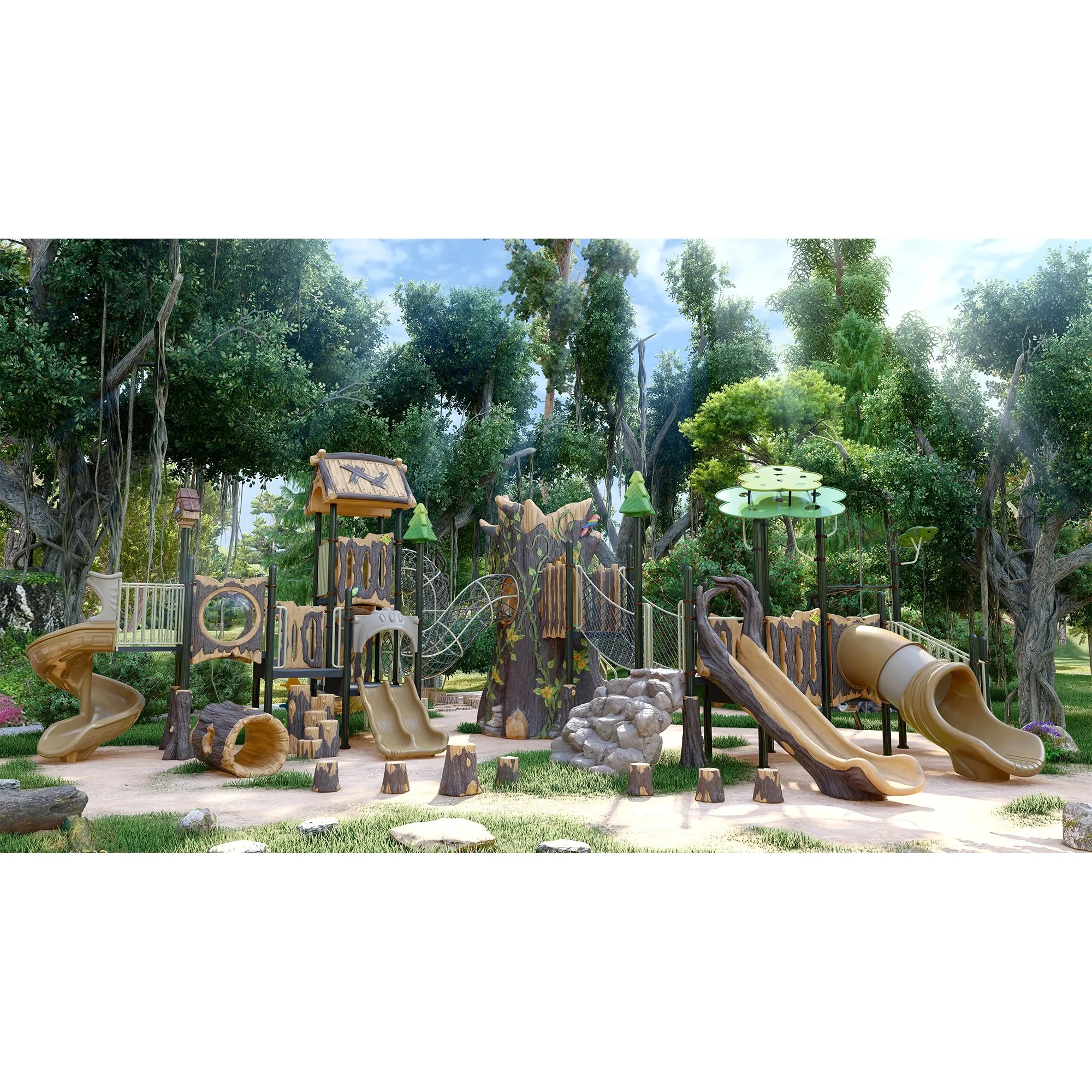 Timbertopia X - Commercial Playground Equipment