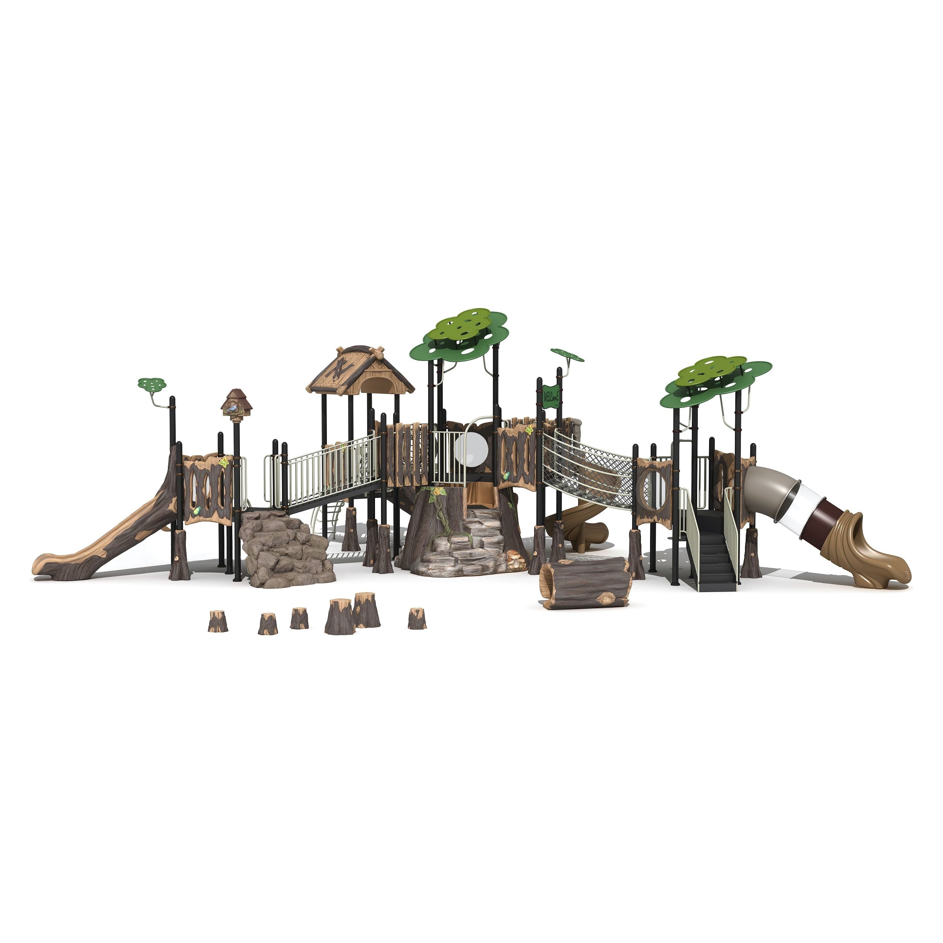 Timbertopia IX - Commercial Playground Equipment