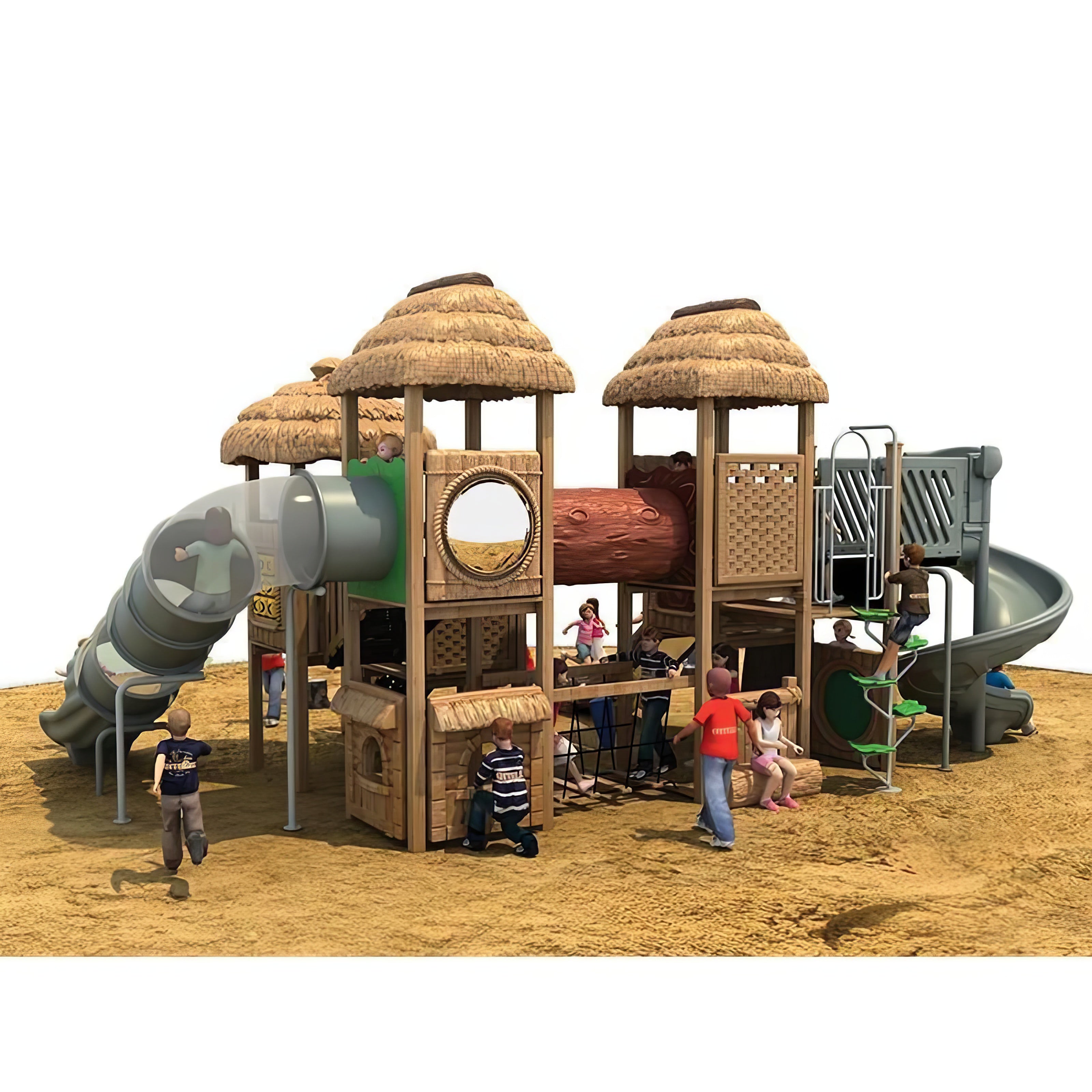 Redwood Rampart - Commercial Playground Equipment