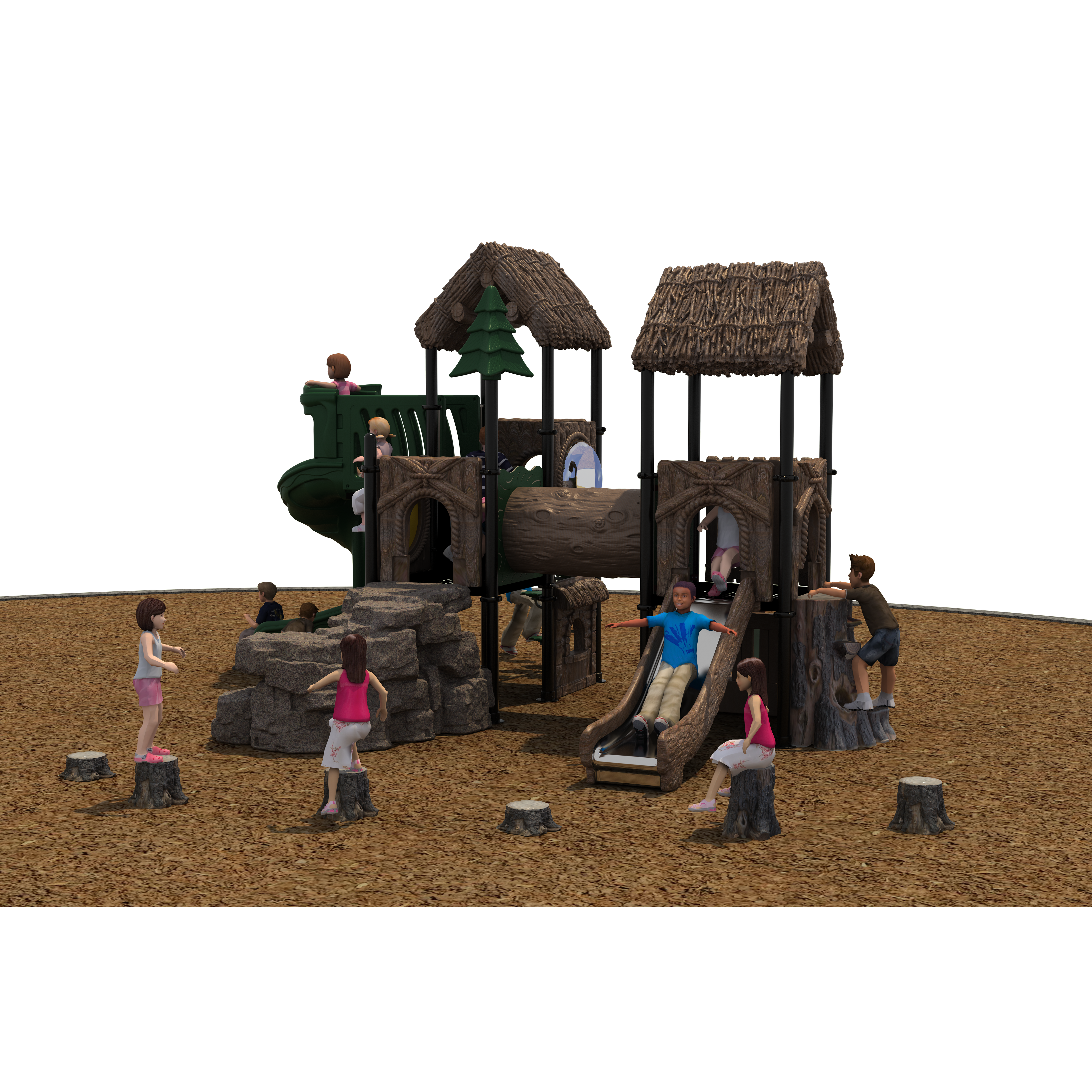 Greenwood Garrison - Commercial Playground Equipment